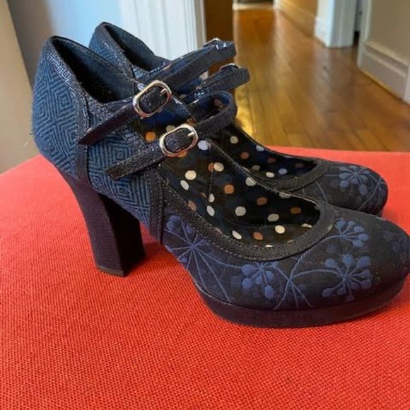 ruby shoo navy shoes
